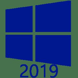 logo for  Microsoft Windows Server DataCenter 2019 